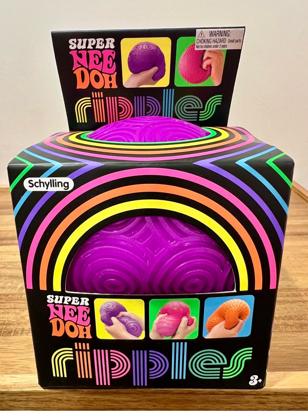 💜🔥SUPER NeeDoh Ripples Stress Ball - Pretty Purple Color